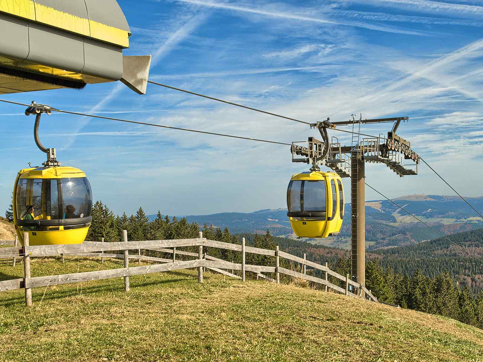 Seilbahnfahrt auf den Belchen